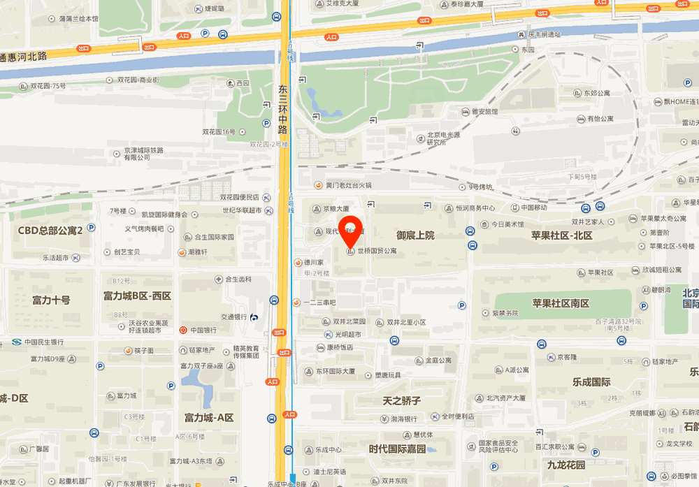 世桥国贸公寓位置地图